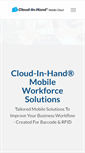 Mobile Screenshot of cloud-in-hand.com