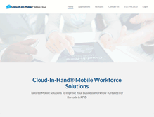 Tablet Screenshot of cloud-in-hand.com